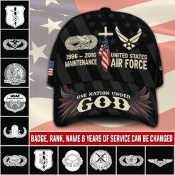 Air Force Badge, Once An Airman, Always An Airman - Classic Cap