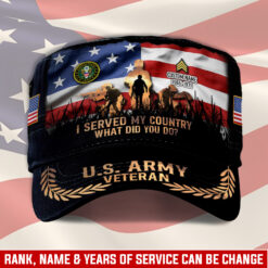 US Army, No One Fights Alone - Military Cap