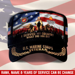US Marine Corps, E 4 Marines Corporal - Military Cap