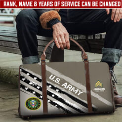 US Army, E 5 Army Sergeant - Travel Bag - Size L: 20.4 x 9.4 x 10.2 inches
