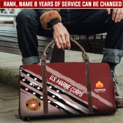 US Marine Corps, Thank a Veteran - Travel Bag - Size L: 20.4 x 9.4 x 10.2 inches