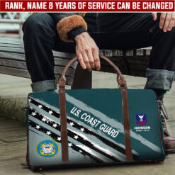 US Coast Guard, Proud To Have Served - Travel Bag - Size L: 20.4 x 9.4 x 10.2 inches