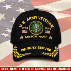 US Army, E 6 Army Specialist - Classic Cap