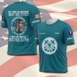 US Coast Guard, E 4 Gold - T-Shirt