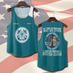 US Coast Guard, Honor, Duty, Service - Tank-Top
