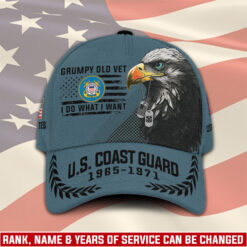 US Coast Guard, E 8 Gold - Classic Cap