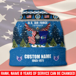 US Air Force , E 7 Air Force Master Sergeant - Full-Printed Beanie Hat