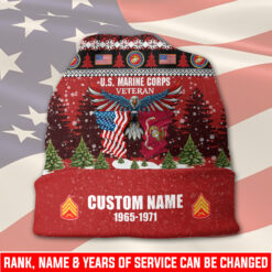US Marine Corps, The Devil Dogs - Full-Printed Beanie Hat