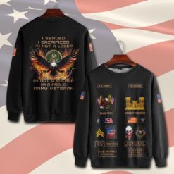 Army Branch, E 8 Army Master Sergeant - Sweatshirt