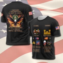 Army Branch, Thank a Veteran - T-Shirt