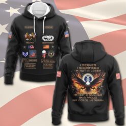 Air Force Badge, E 7 Air Force Master Sergeant - Hoodie