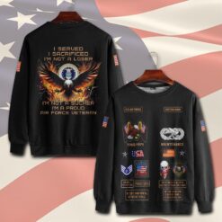 Air Force Badge, Thank a Veteran - Sweatshirt