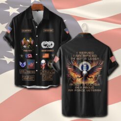 Air Force Badge, O 3 Air Force Captain - Short Sleeve Button Shirt