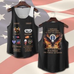Air Force Badge, Honoring All Who Served - Tank-Top
