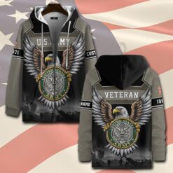 US Army, E 9 Army Sergeant Major - Zip Hoodie