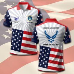 US Air Force , Aim High … Fly-Fight-Win - Polo Shirt