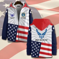 US Air Force , Always Remember, Never Forget - Zip Hoodie