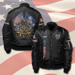 US Navy, E 4 Gold - Bomber Jacket