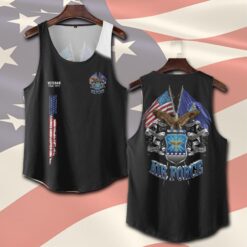 US Air Force , American By Birth, Veteran By Choice - Tank-Top