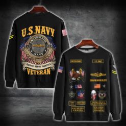 Navy Badge, E 7 Gold - Sweatshirt