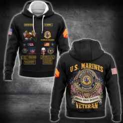 Marine Battalions, Honoring All Who Served - Hoodie