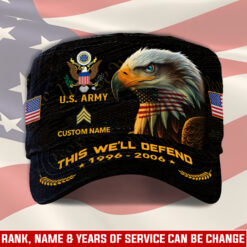 US Army, Honor, Duty, Service - Military Cap