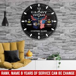 US Navy - Clock 12in