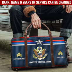 US Army, E 8 Army First Sergeant - Travel Bag - Size L: 20.4 x 9.4 x 10.2 inches