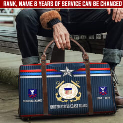 US Coast Guard, Always Remember, Never Forget - Travel Bag - Size L: 20.4 x 9.4 x 10.2 inches