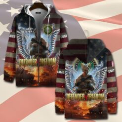 US Army, E 9 Army Sergeant Major - Zip Hoodie