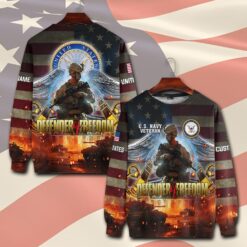 US Navy, E 8 Gold - Sweatshirt