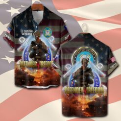 US Coast Guard, Defender of Freedom - Short Sleeve Button Shirt