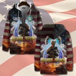 US Coast Guard, Thank a Veteran - Zip Hoodie