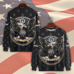US Air Force , Land Of The Free, Because Of The Brave - Sweatshirt
