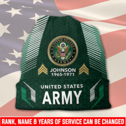 US Army, Honor, Duty, Service - Full-Printed Beanie Hat