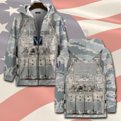 US Air Force , E 6 Air Force Technical Sergeant - Zip Hoodie