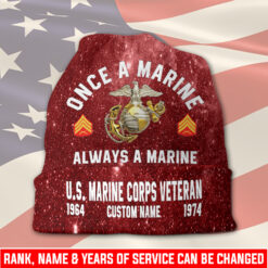 US Marine Corps, W 4 Marines Chief Warrant Officer 4 - Full-Printed Beanie Hat