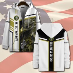 US Army, Proud To Have Served - Zip Hoodie