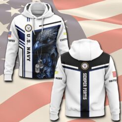 US Navy, E 7 Gold - Hoodie