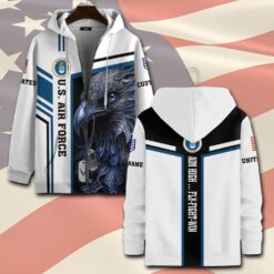 US Air Force , Once An Airman, Always An Airman - Zip Hoodie