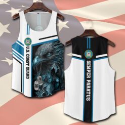 US Coast Guard, E 3 Blue - Tank-Top