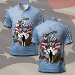 US Air Force , E 8 Air Force Senior Master Sergeant - Polo Shirt