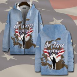 US Air Force , E 7 Air Force First Sergeant - Zip Hoodie