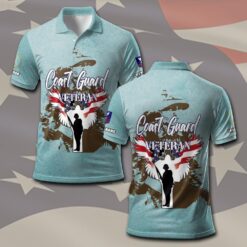 US Coast Guard, E 3 Blue - Polo Shirt