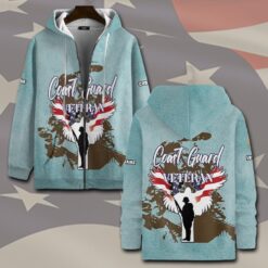 US Coast Guard, E 9 Gold - Zip Hoodie