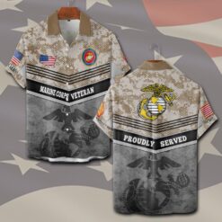 US Marine Corps, E 2 Marines Private First Class - Short Sleeve Button Shirt