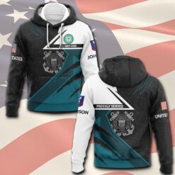 US Coast Guard, E 7 Red - Hoodie