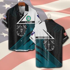 US Coast Guard, E 7 Gold - Short Sleeve Button Shirt