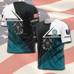 US Coast Guard, Proud Veteran - T-Shirt