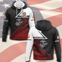 US Marine Corps, Never Retreat, Never Surrender - Hoodie